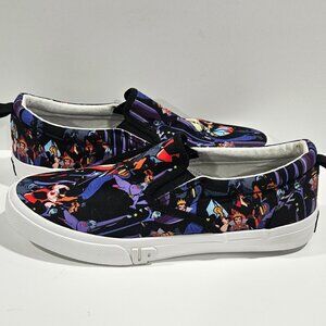 Ground Up Disney Villains Slip-On Shoes Women’s Size 9 Maleficent Ursula Queen